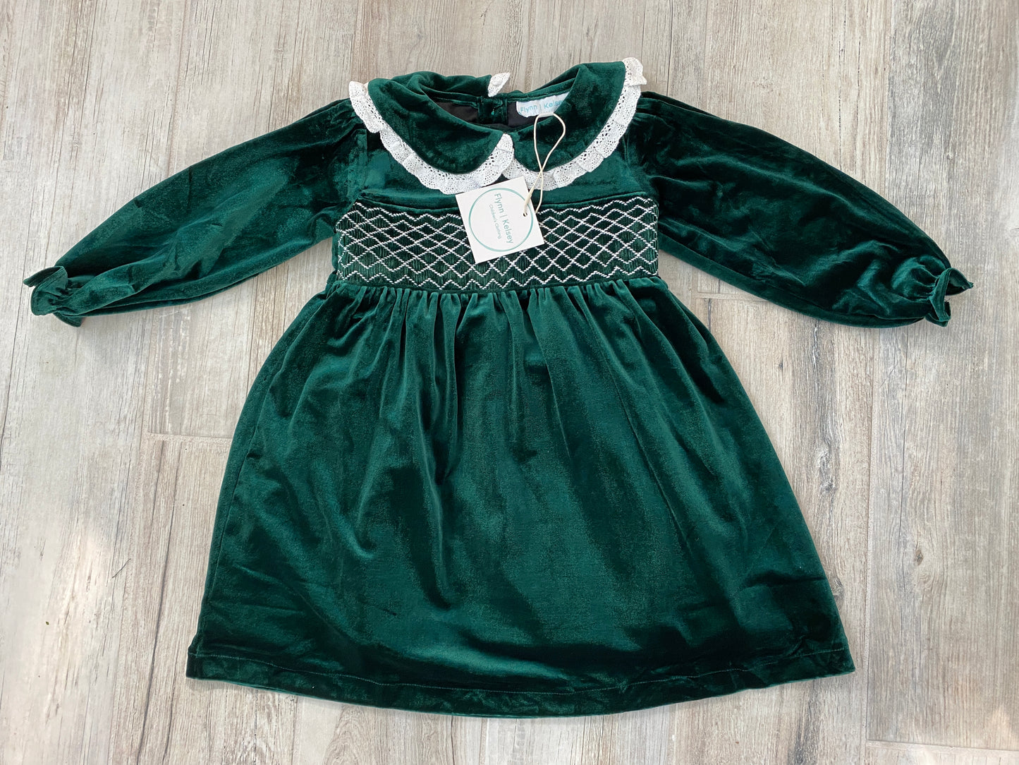 Heirloom Velvet Smocked Dress