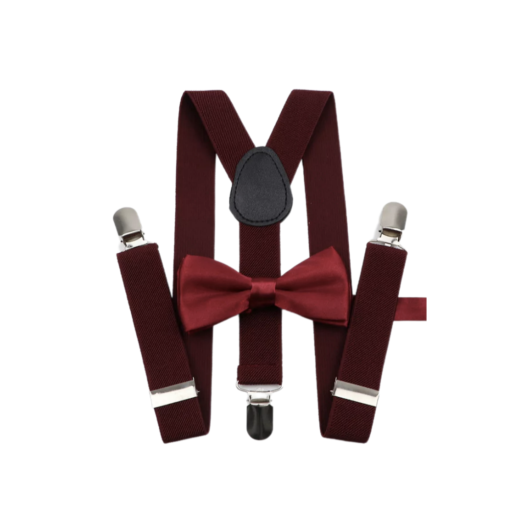 Kids Suspenders & Bow Tie