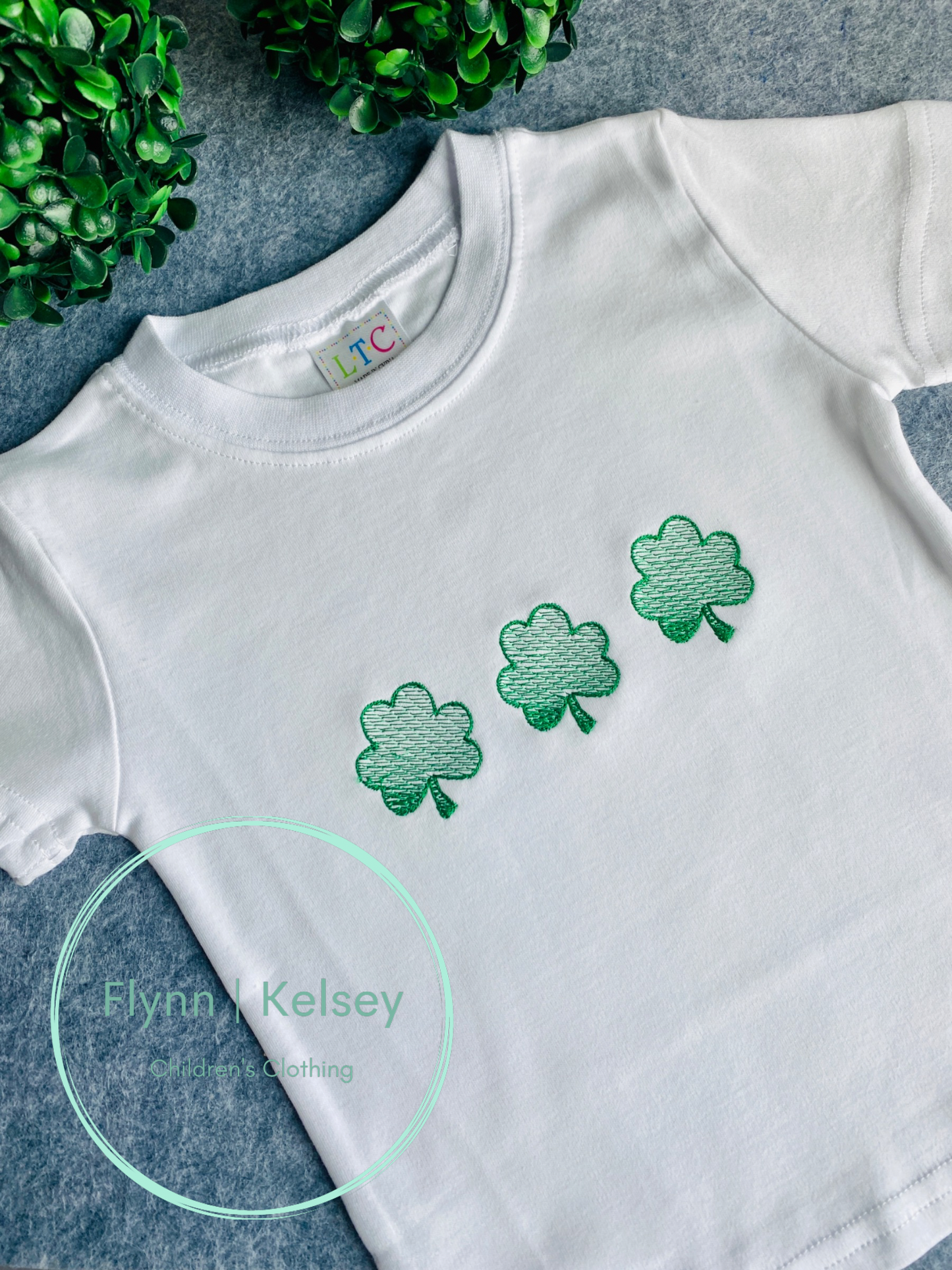 Shamrock Embroidered Shirt