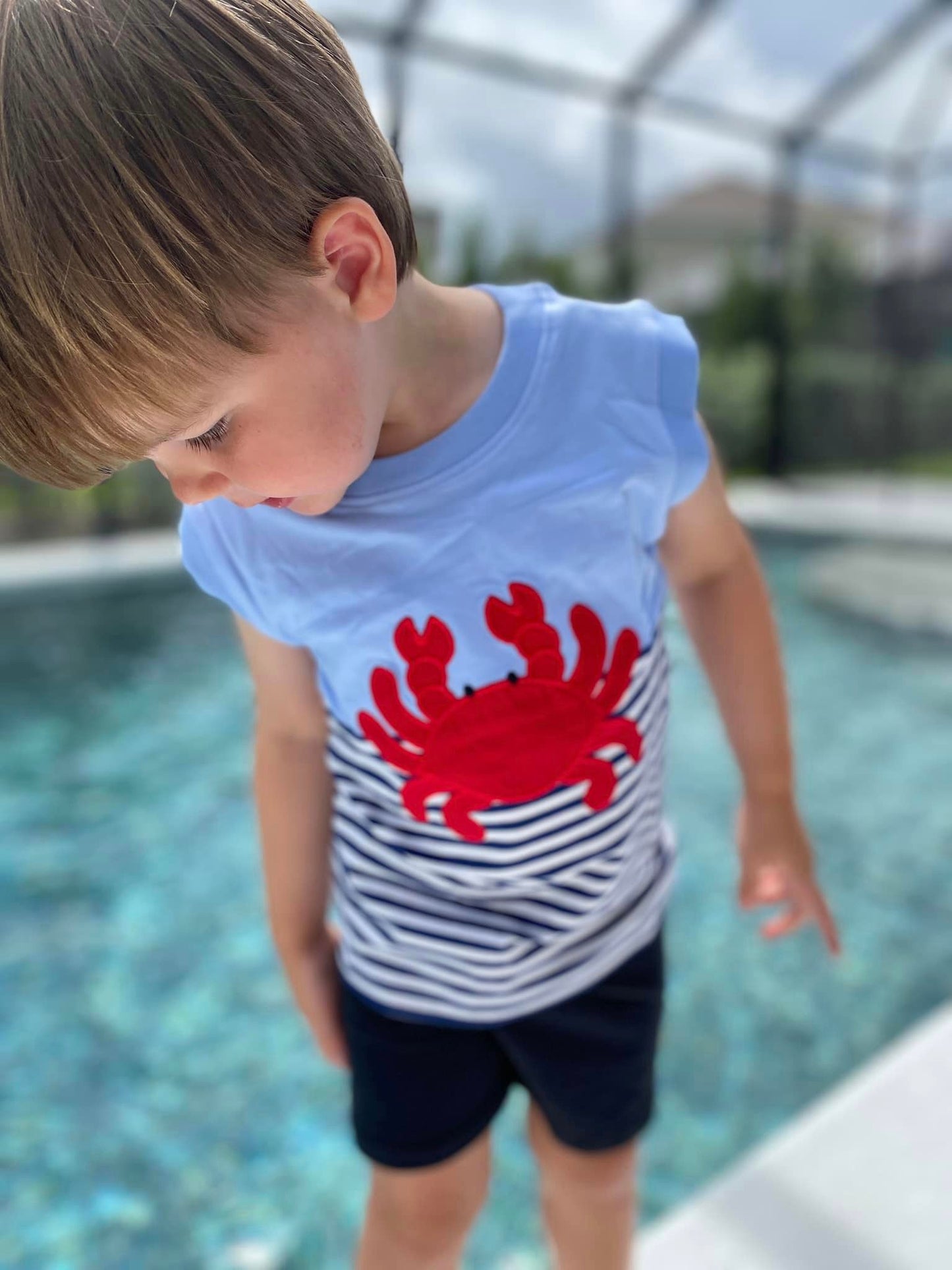 Crab Applique Shirt