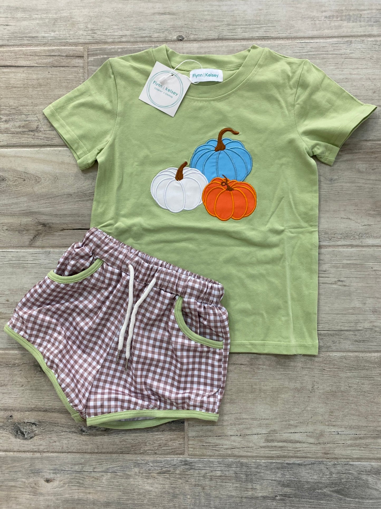 Pumpkin Trio Boys Set: Size 7/8y