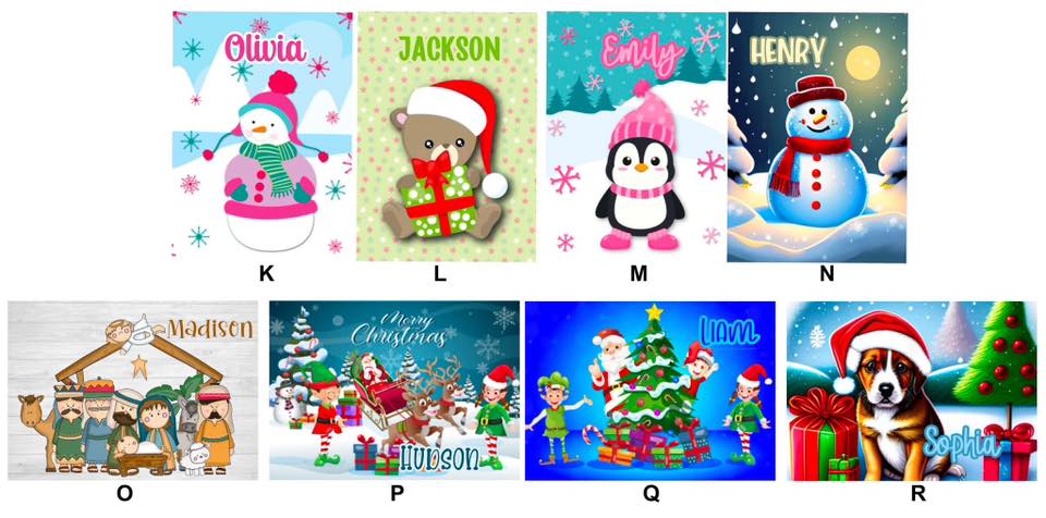 Personalized Kid Holiday Puzzles TAT 3 weeks