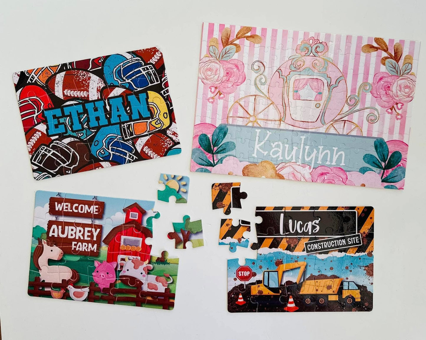 Personalized Kid Holiday Puzzles TAT 3 weeks