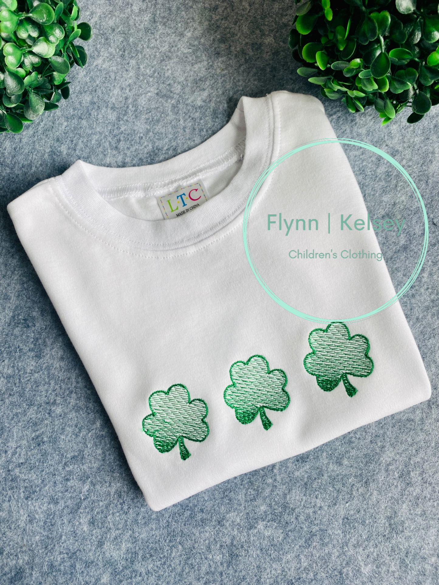 Shamrock Embroidered Shirt