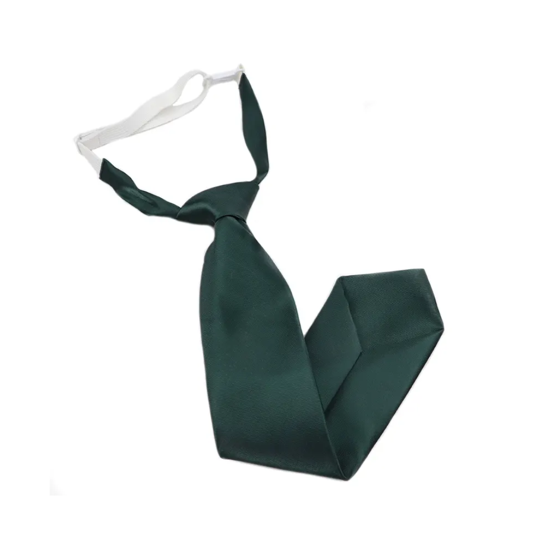 Boy's Pre-Tied Solid Necktie