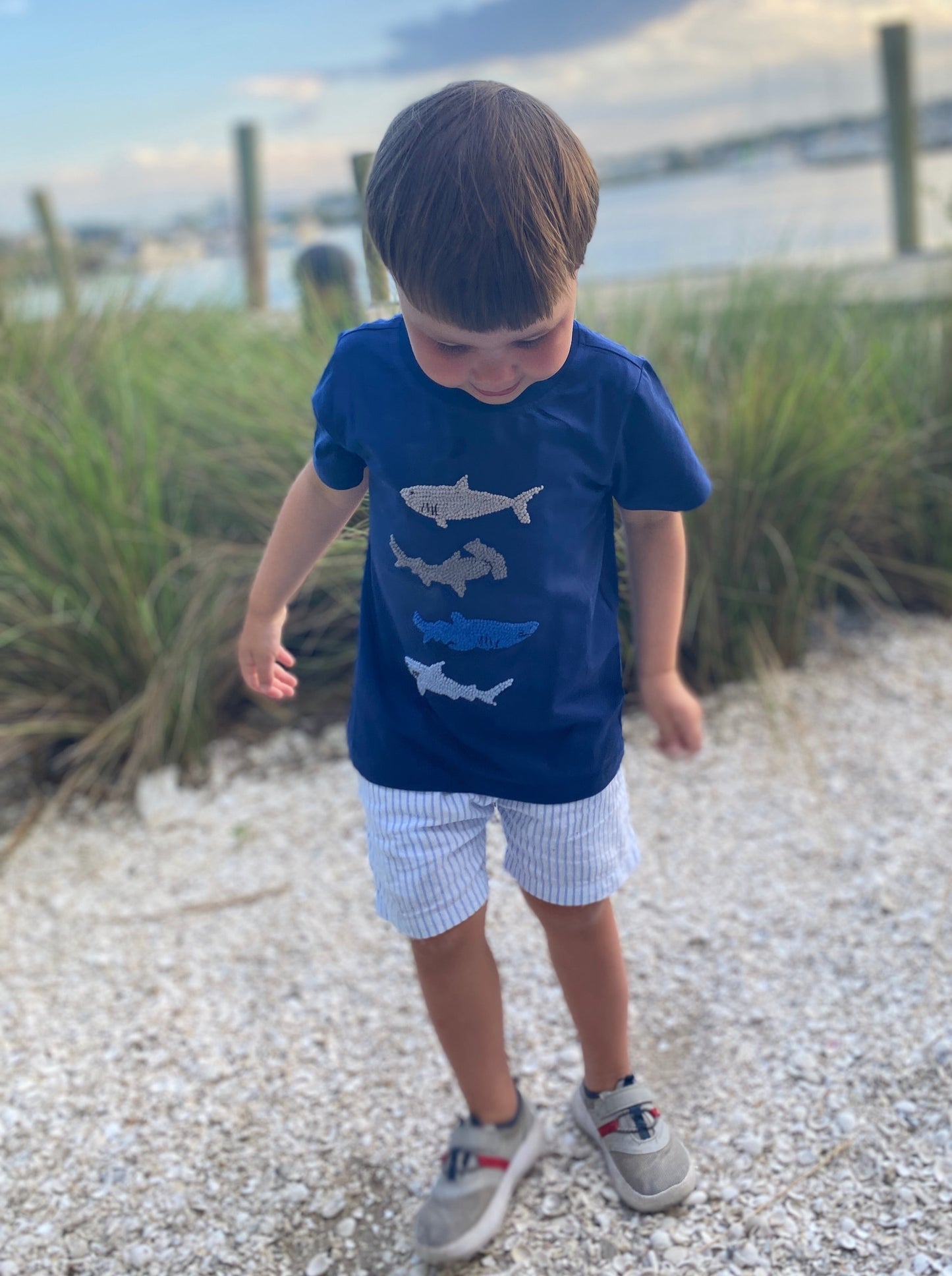 Shark French Knot Shirt