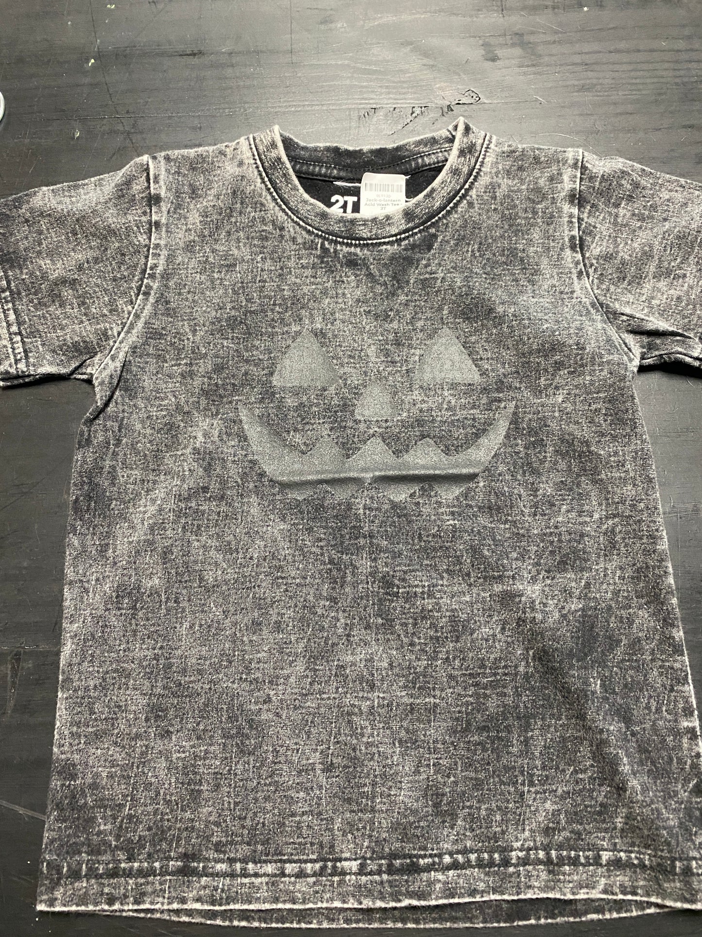 Acid Wash Jack o Lantern Tee