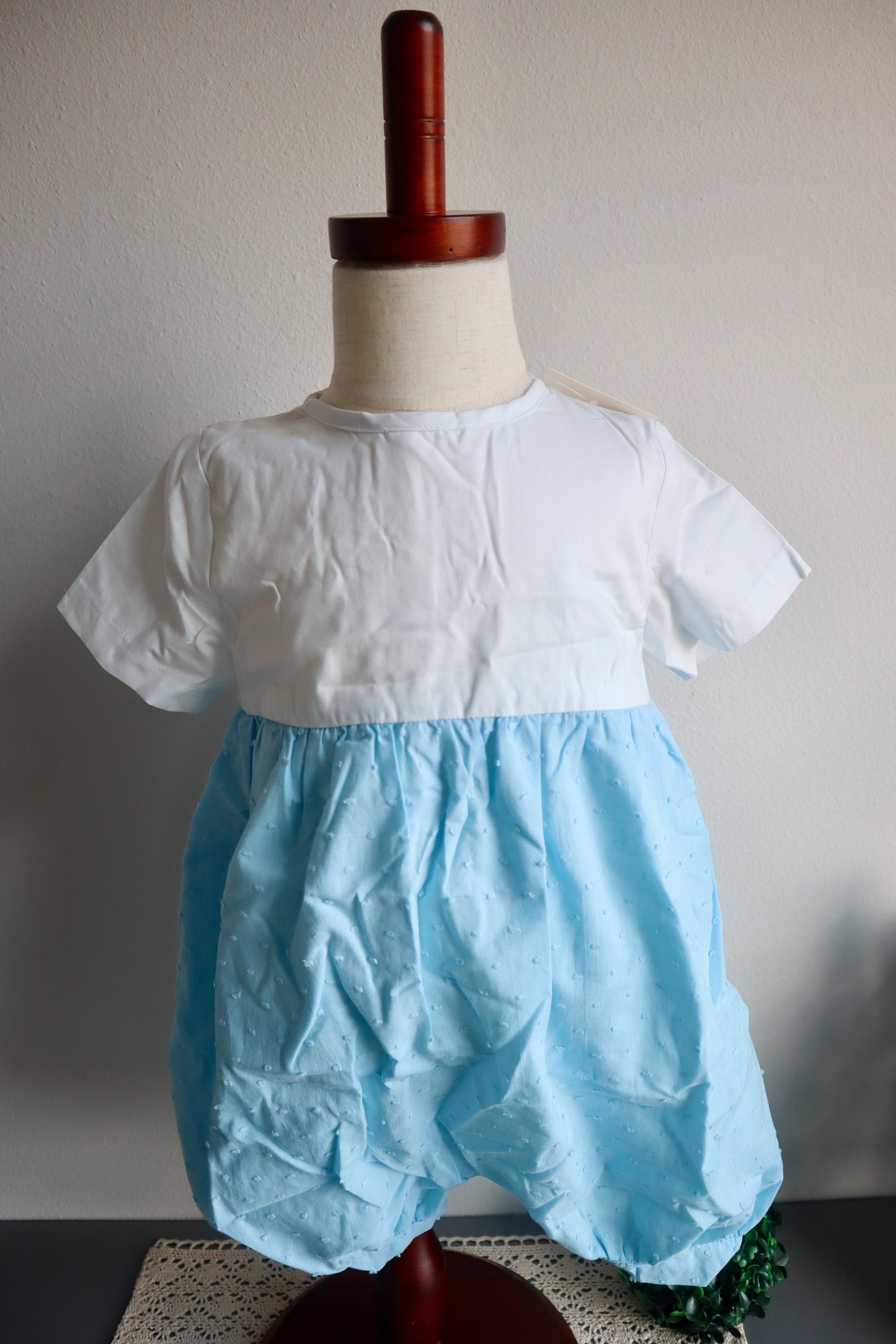 Swiss Dot Romper