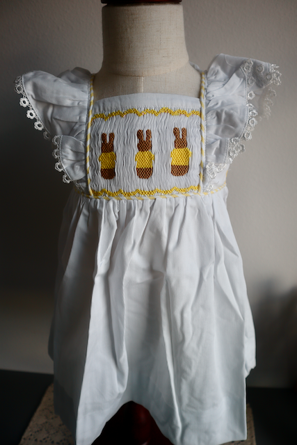 Bunny Smocked Dress