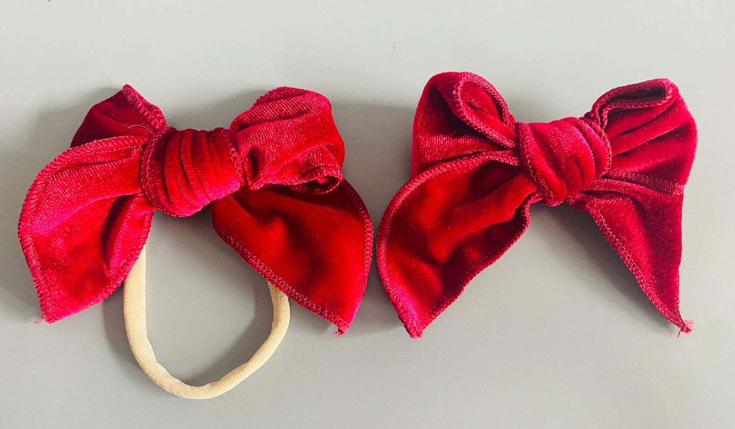 Edged Velvet Bows