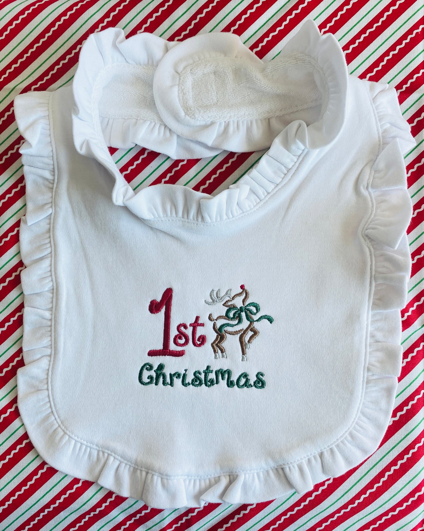 1st Christmas Bib
