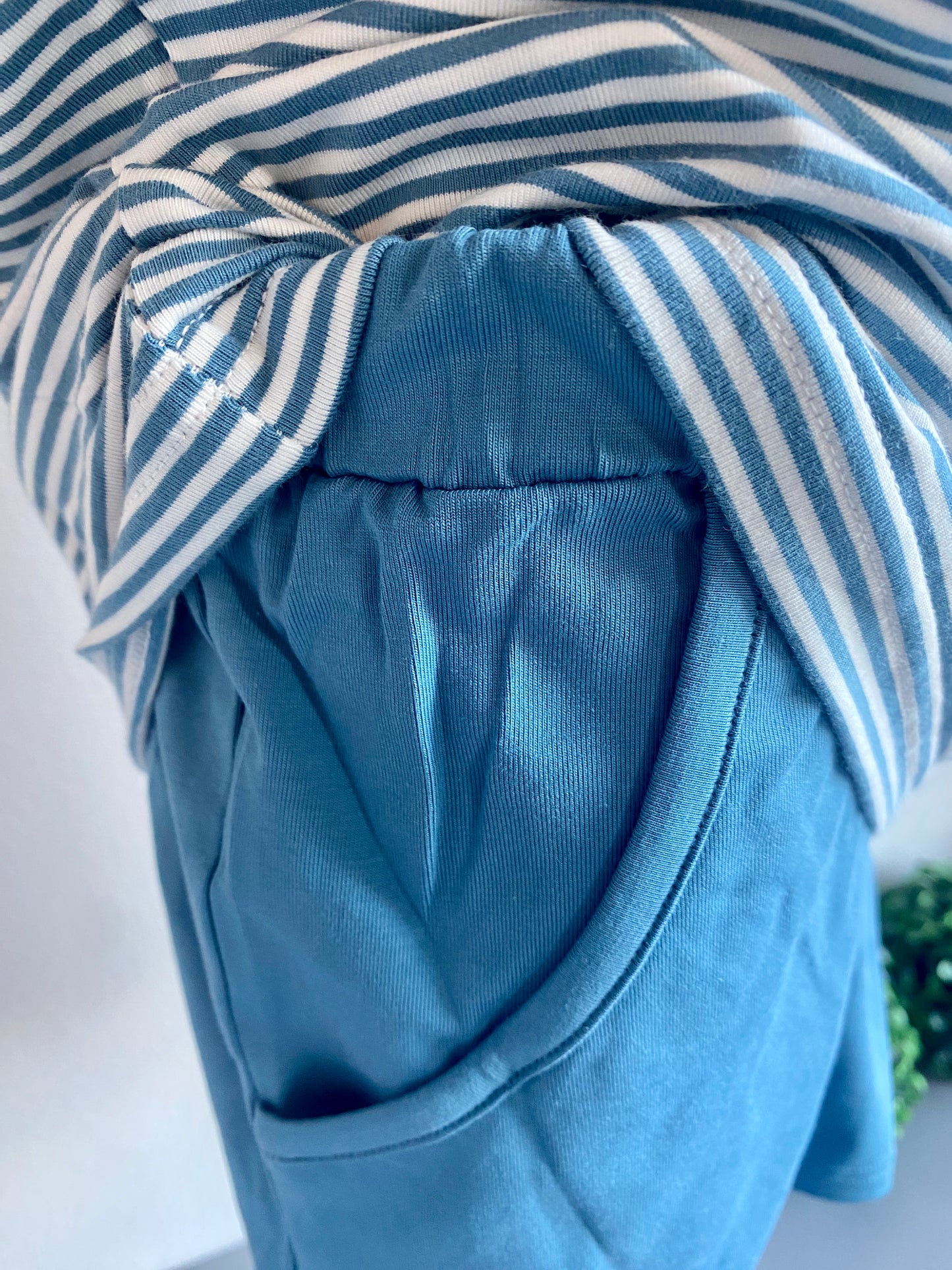 Stone Blue Knit Set