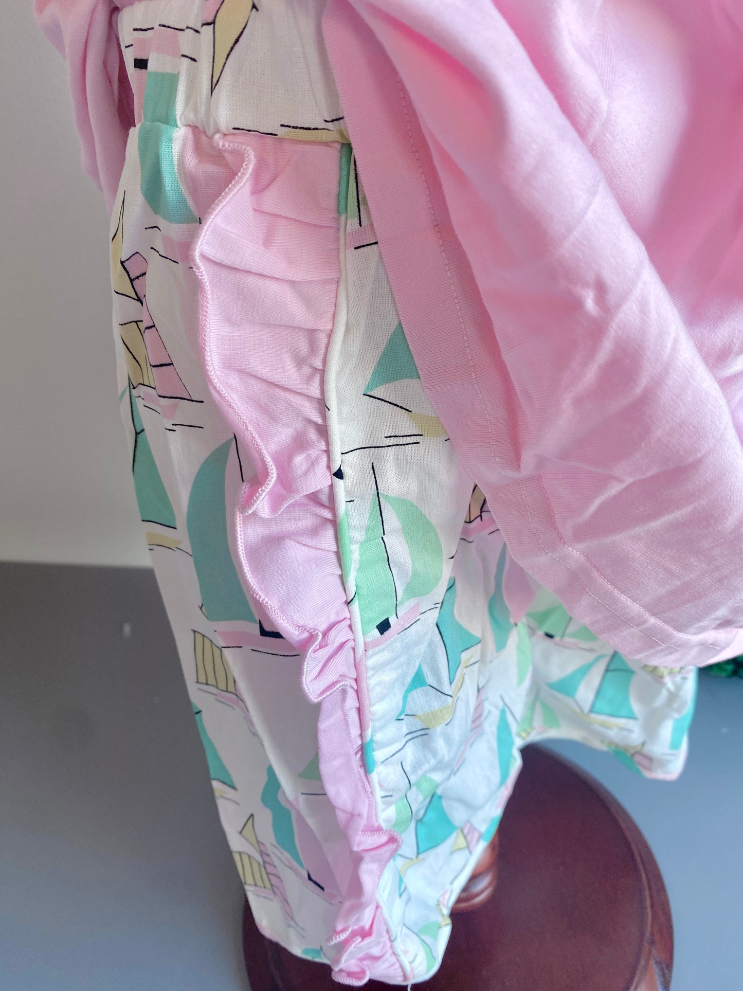 Pink Sailboat Short Set