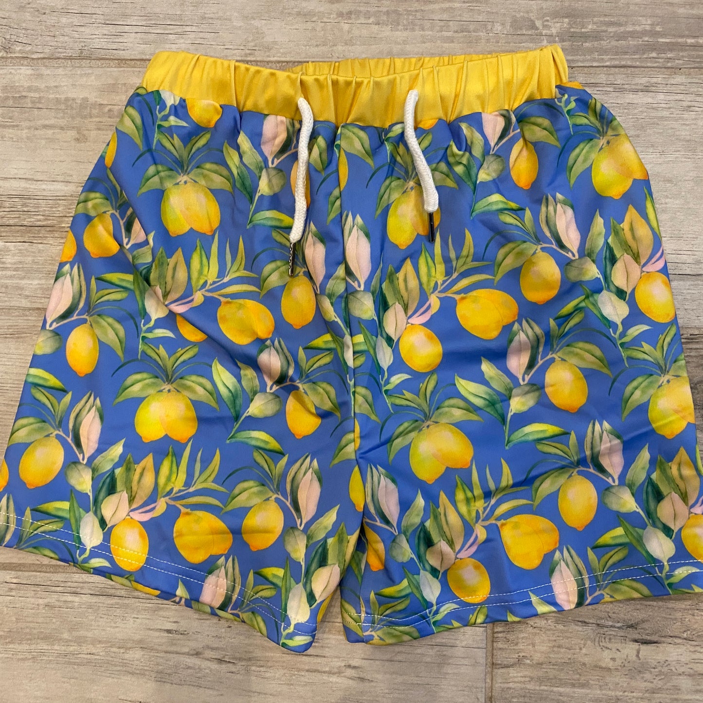 Lemon Swim Trunks