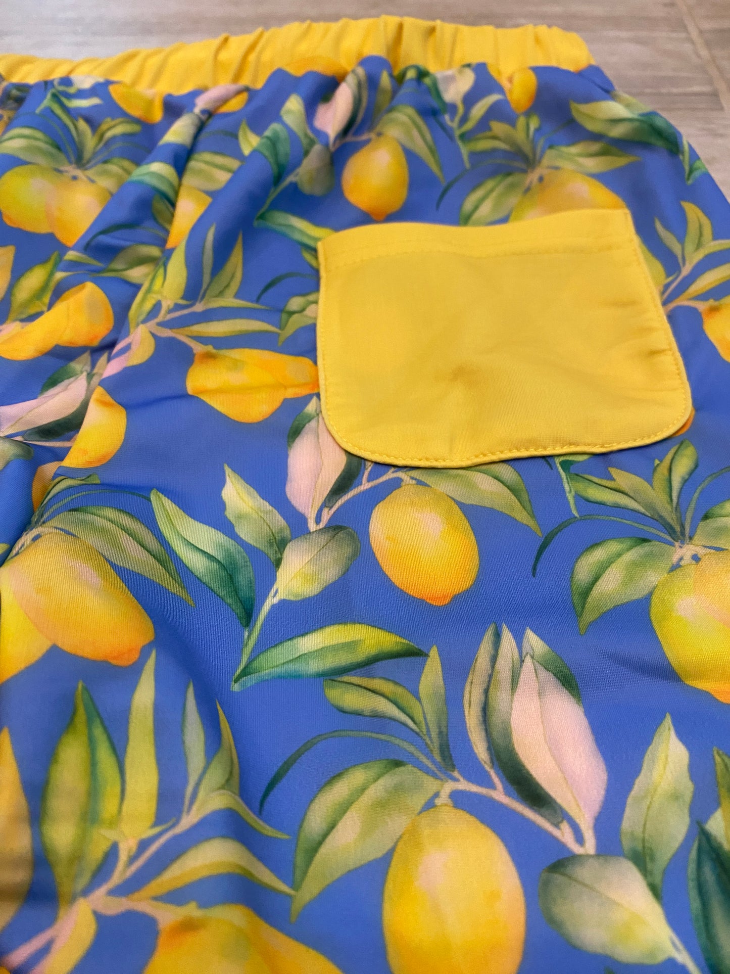 Lemon Swim Trunks