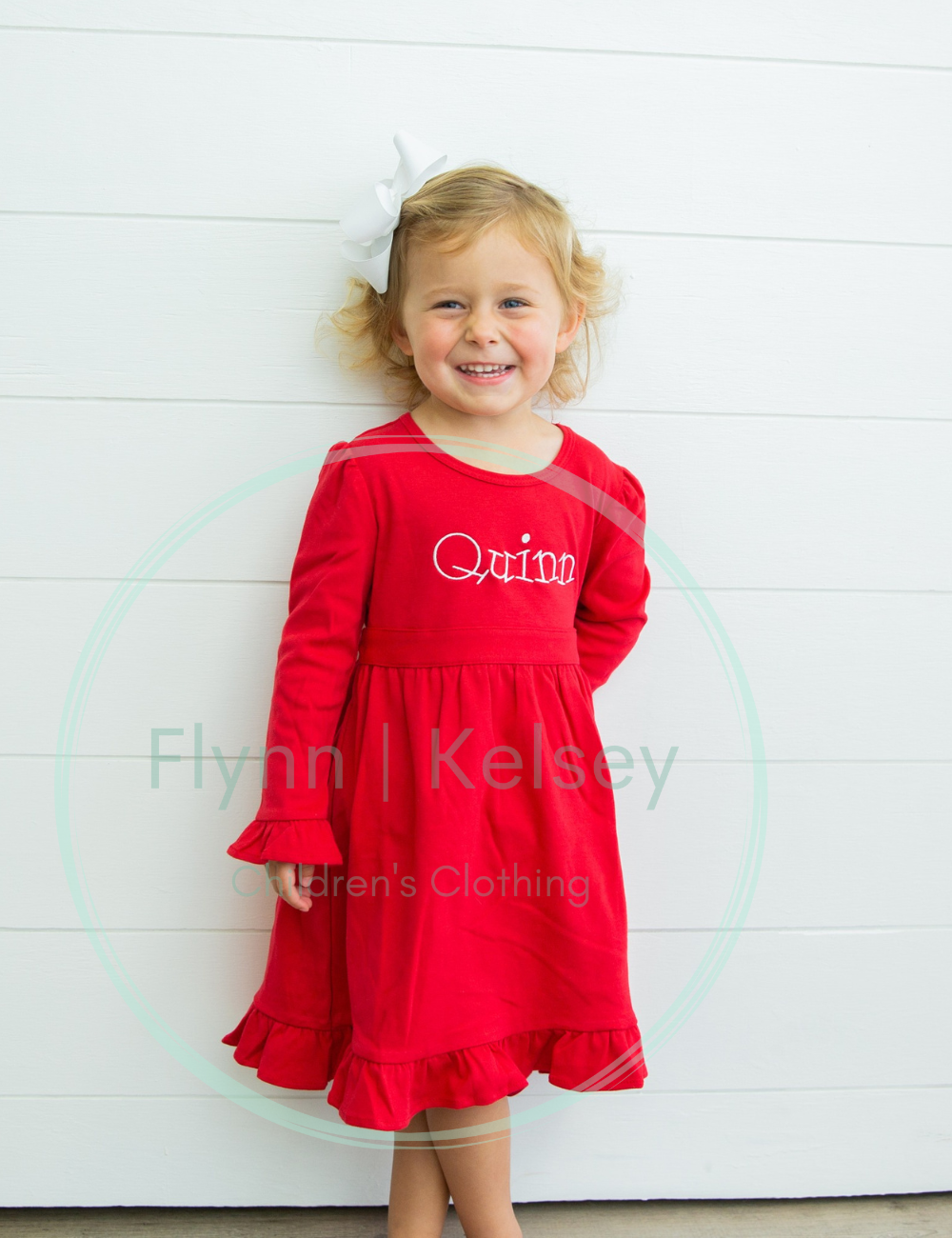 Wreath Embroidered Dress - TAT 2 Weeks