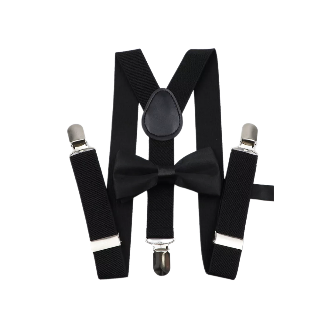Kids Suspenders & Bow Tie