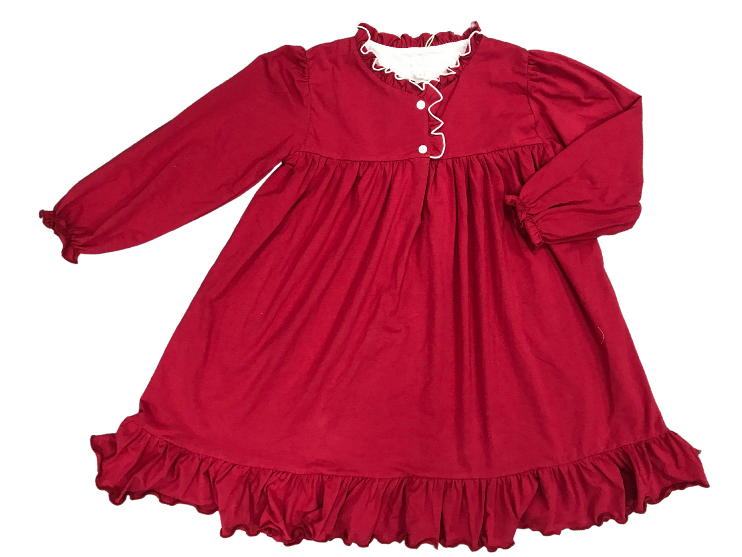 Girls Knit Ruffle Dress