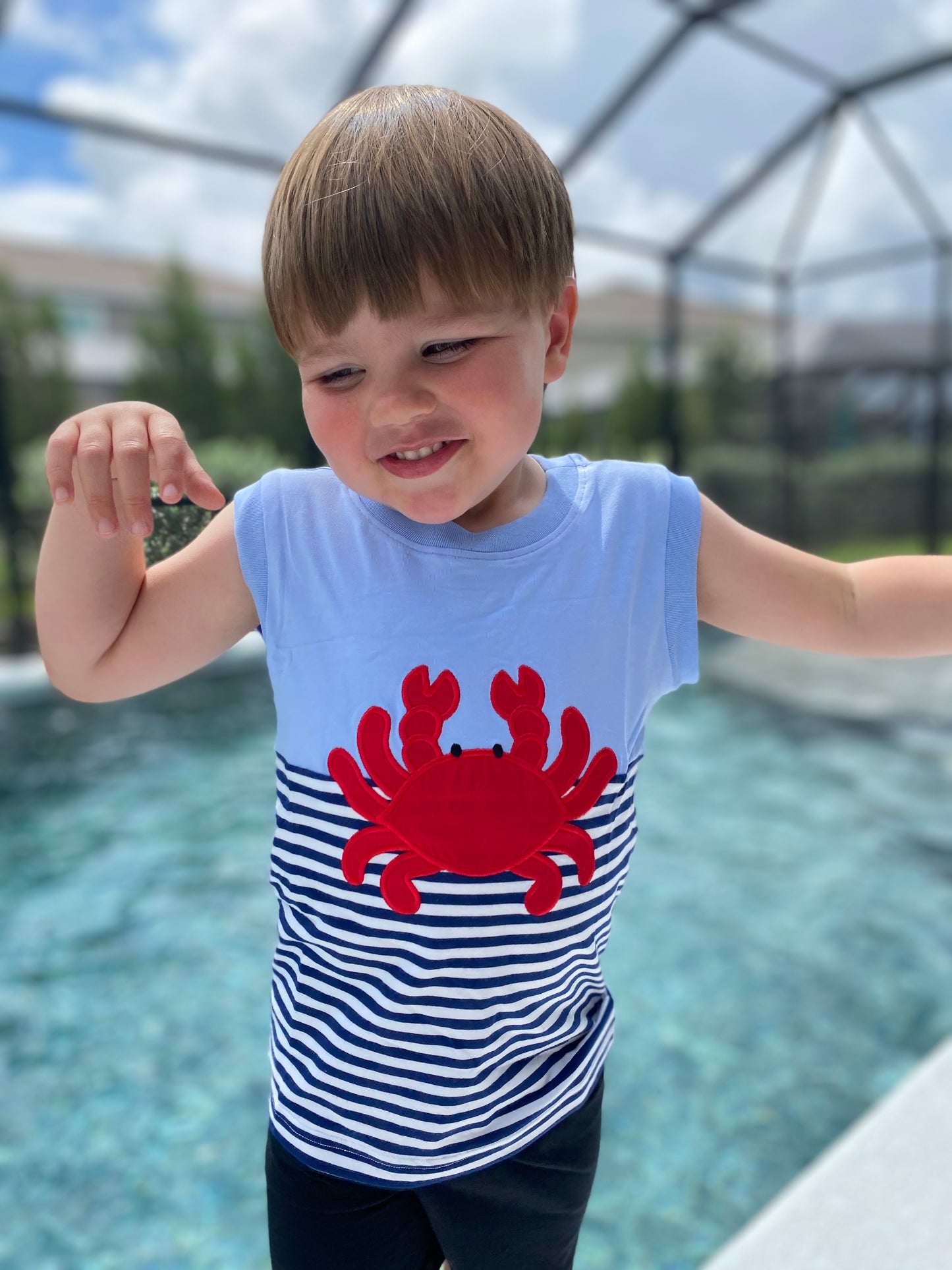 Crab Applique Shirt