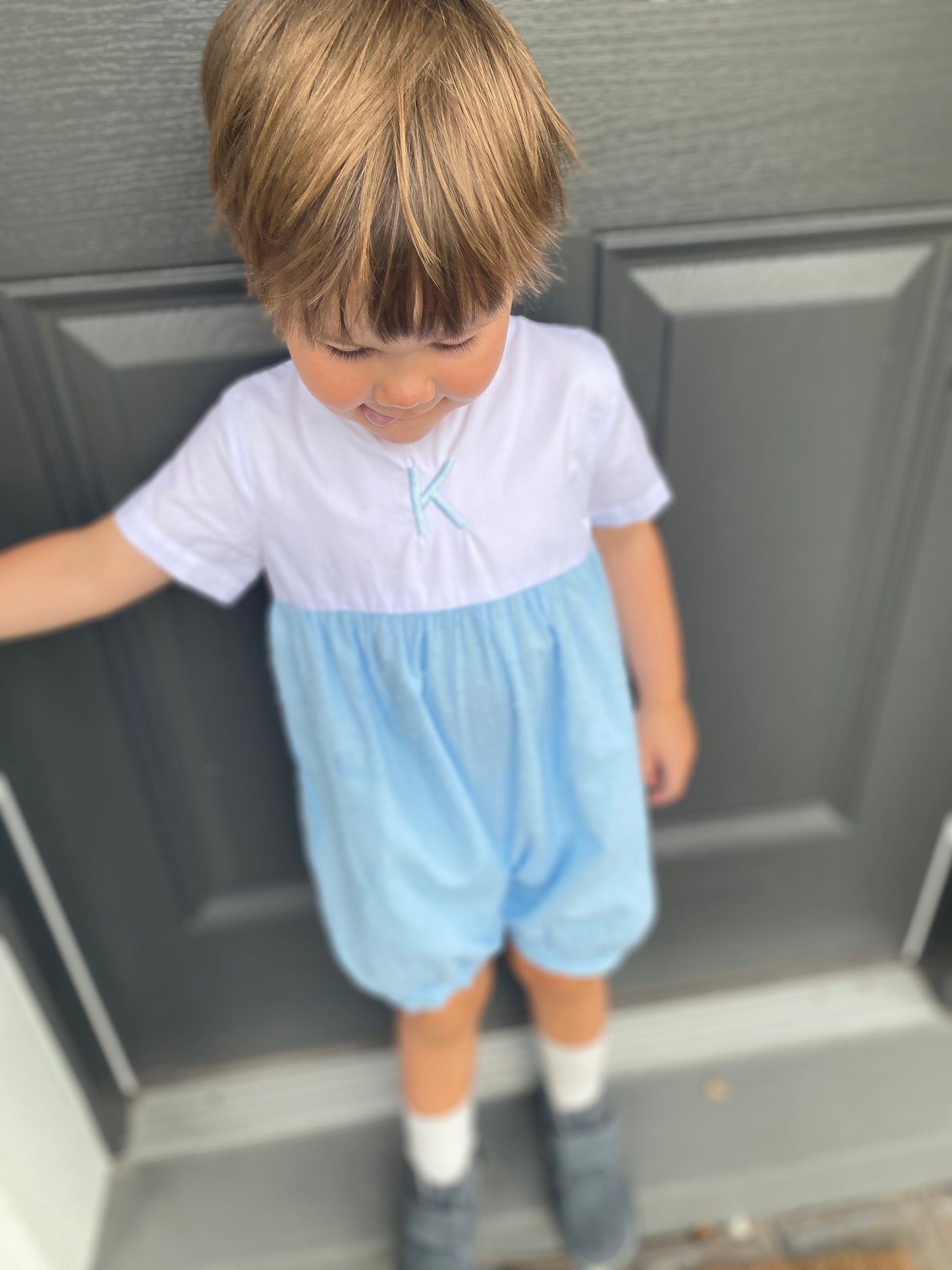 Swiss Dot Romper