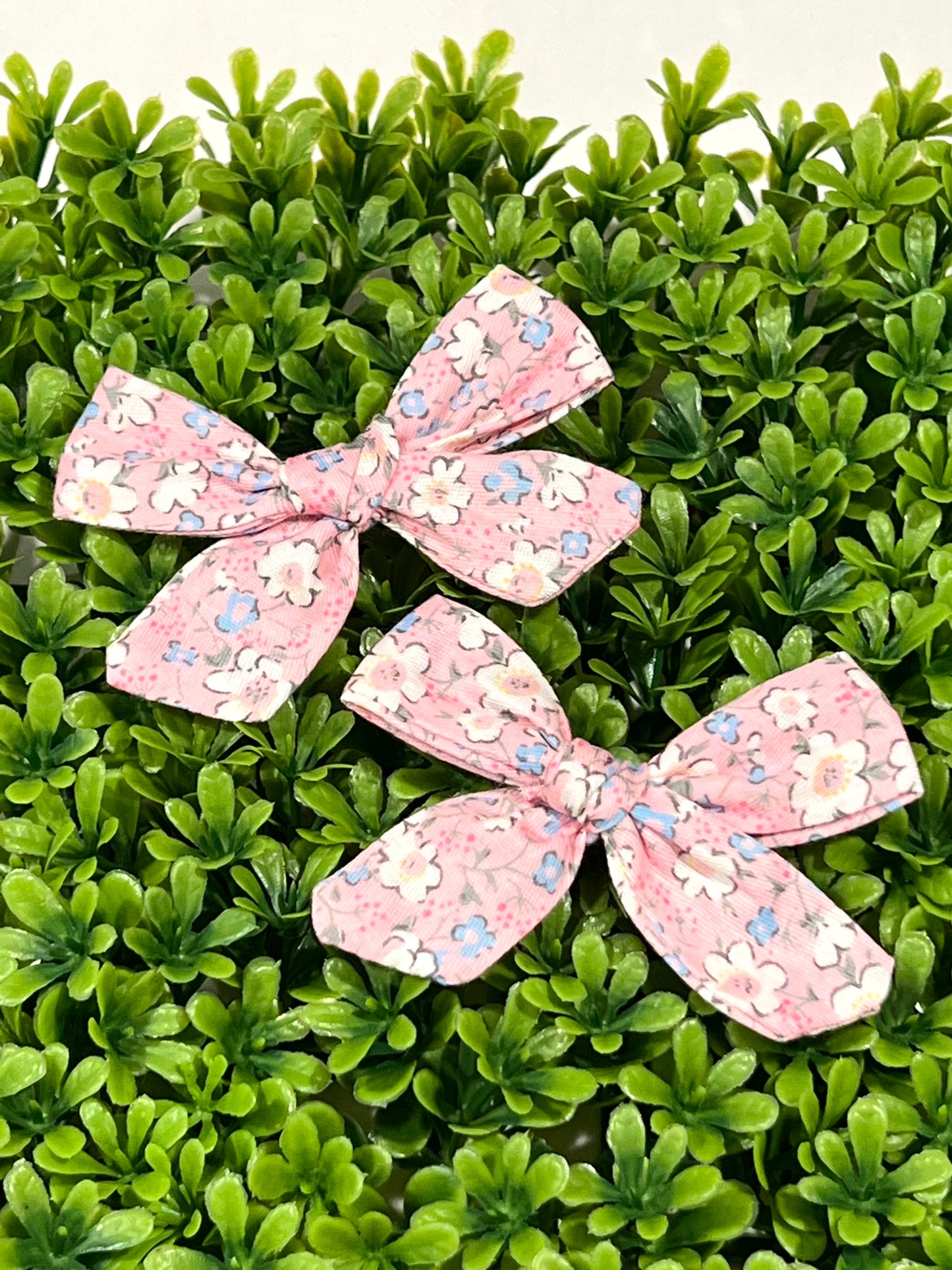 Cotton Piggy Bow Set