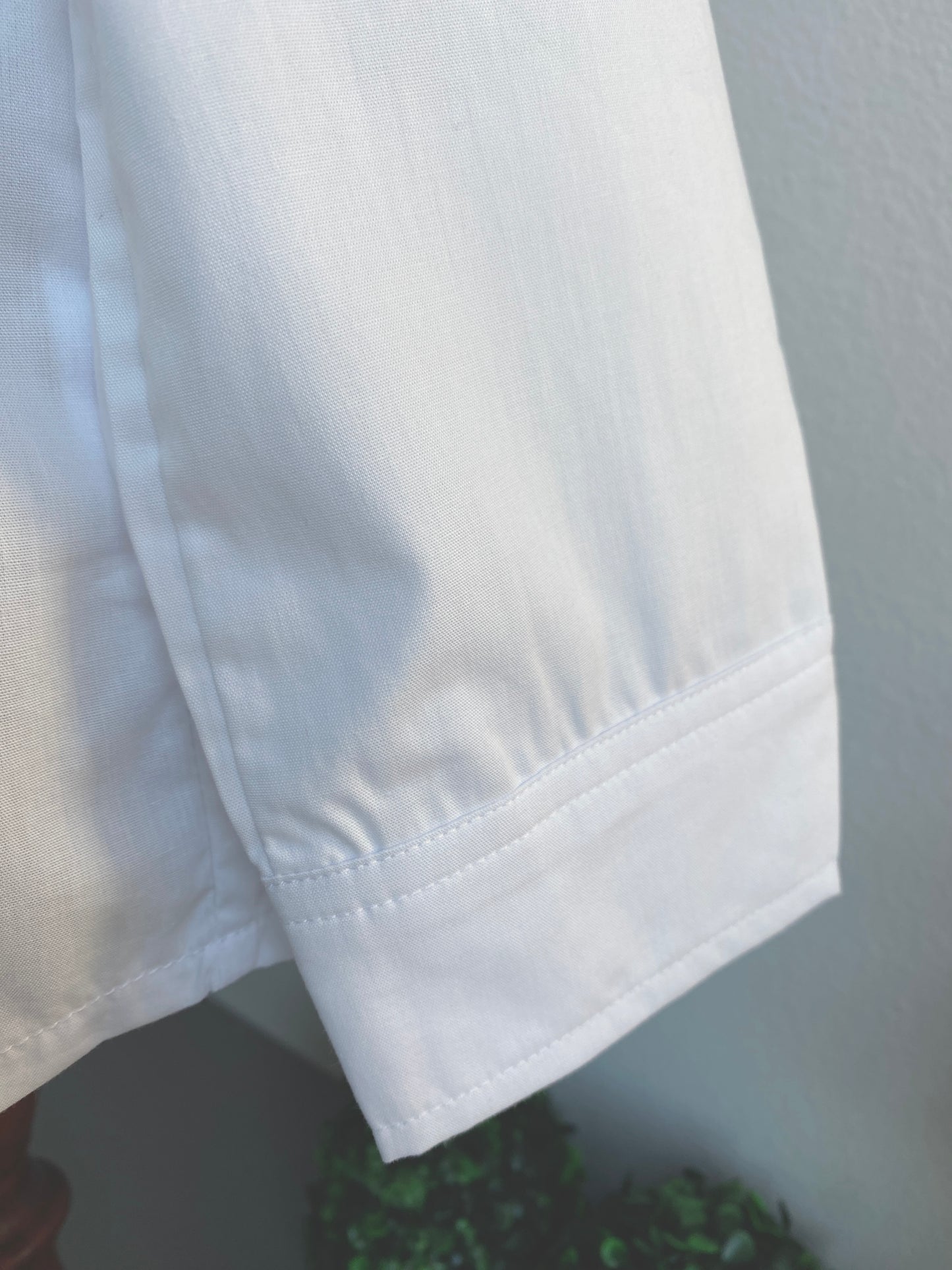 Blue Stitch Collared Shirt