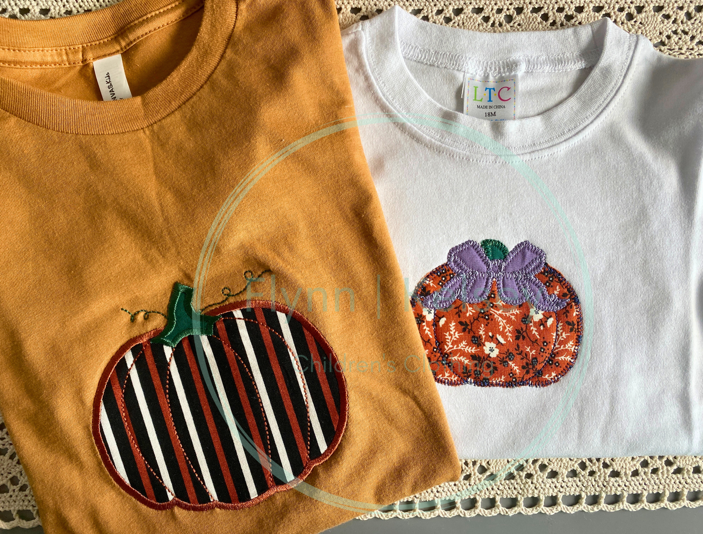 Kids Pumpkin Appliqué