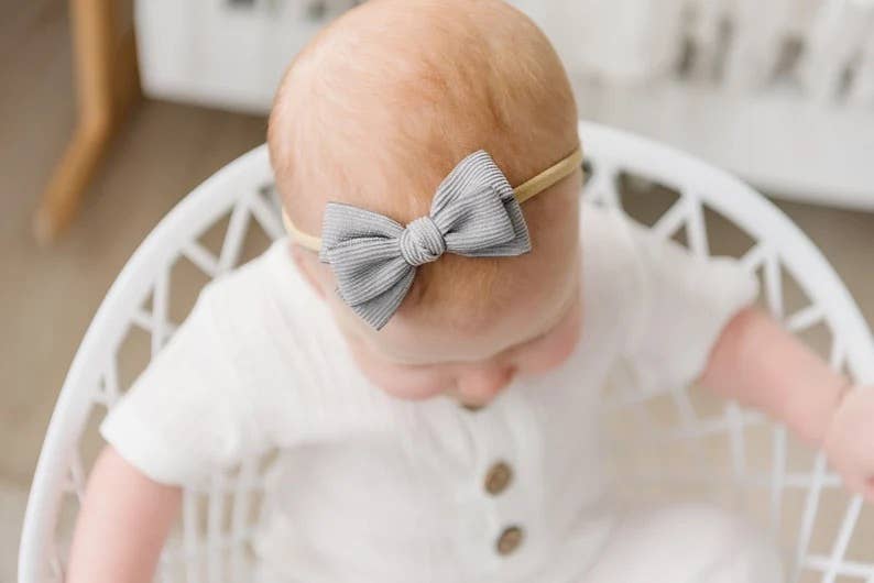 Double Stacked Corduroy Hair Bows