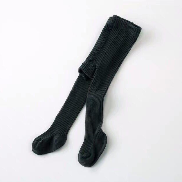 Ribbed Cotton Tights