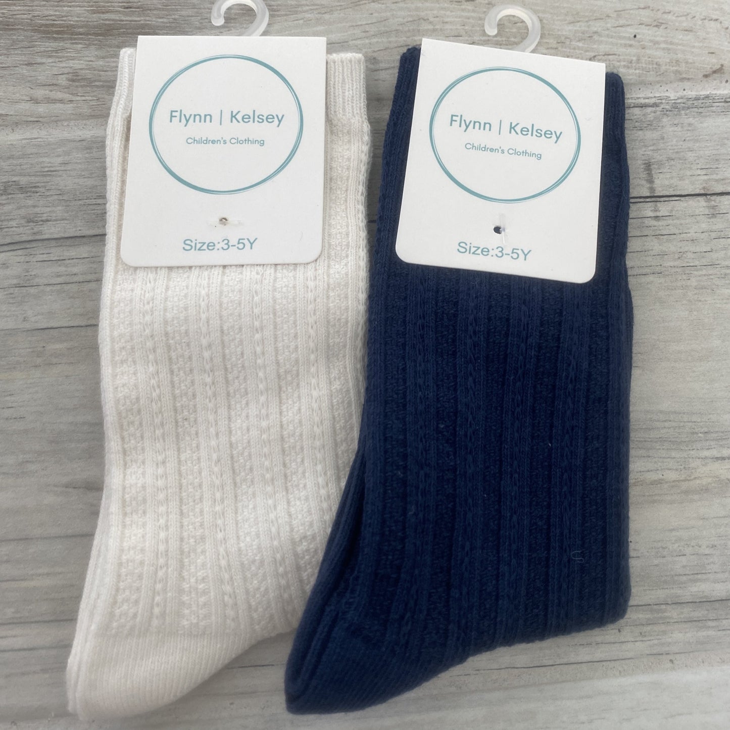 Knit Ribbed Socks