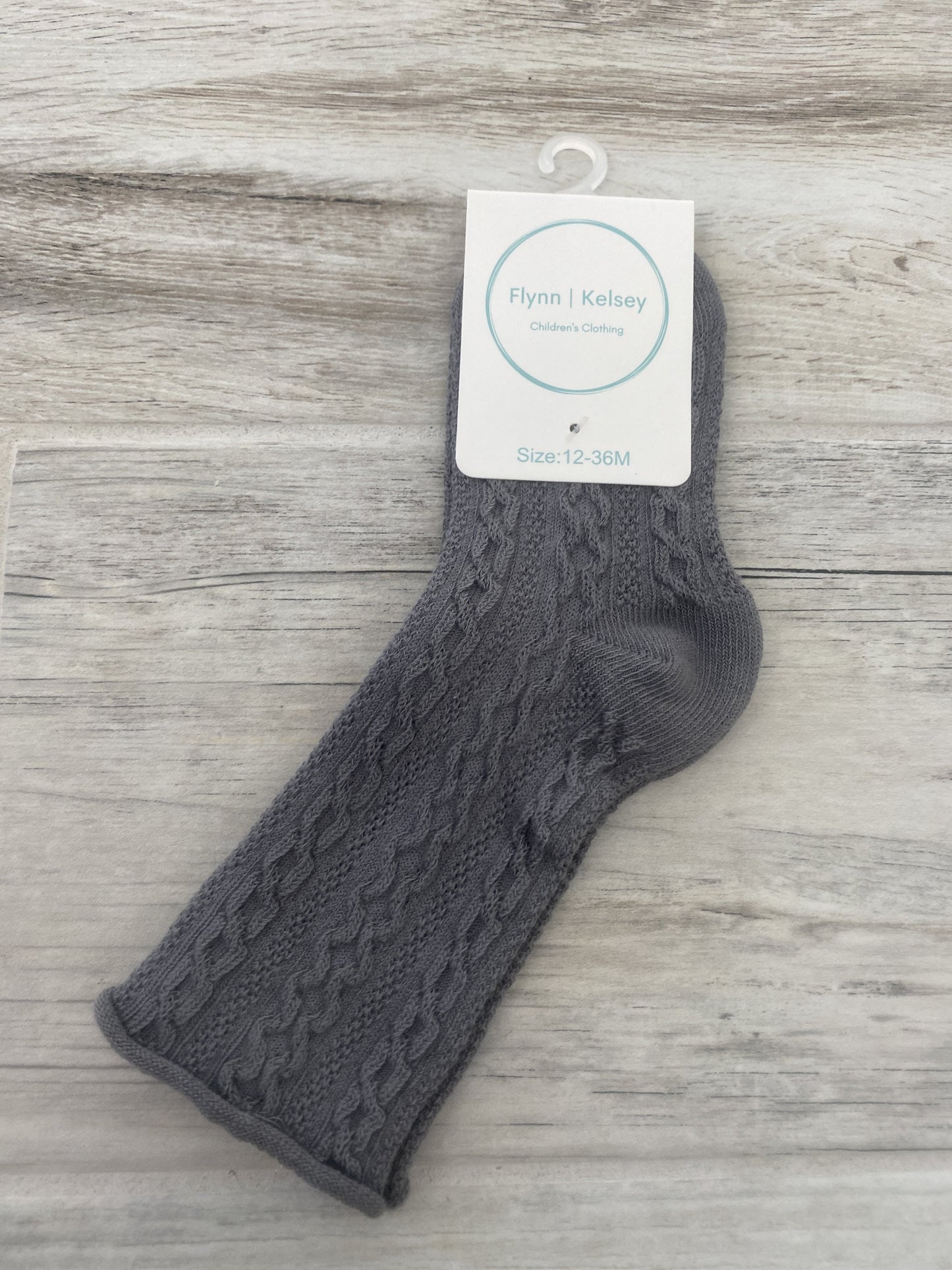 Baby Cable Knit Crew Socks