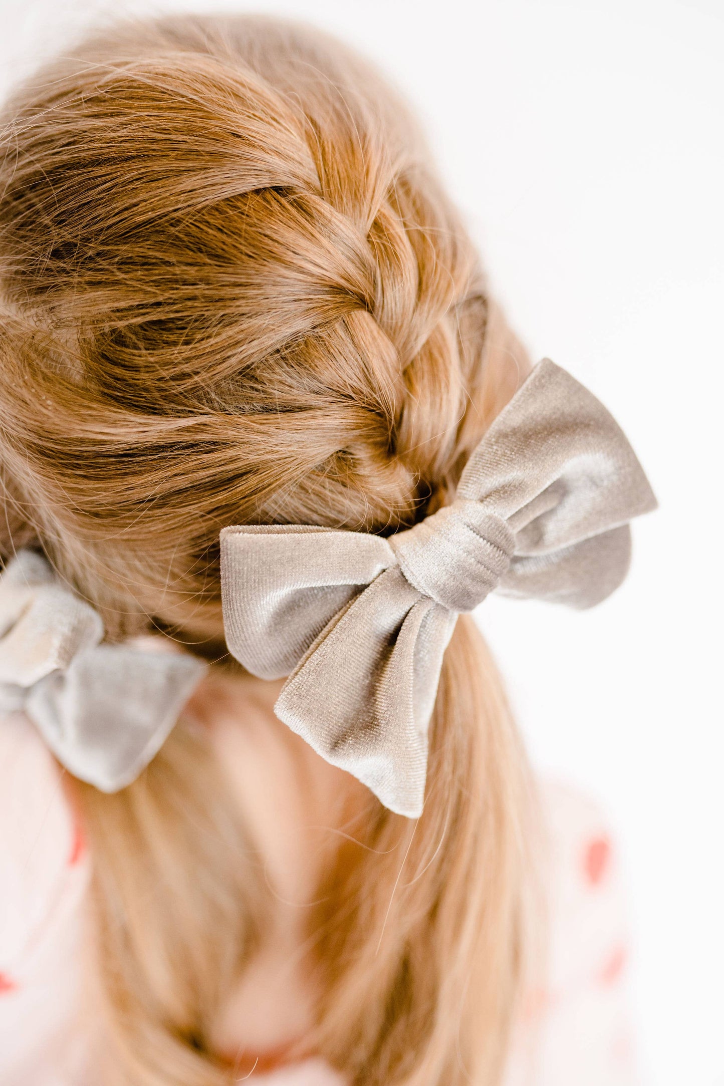 Set of 3 Luxe Soft Velvet 4" Bows