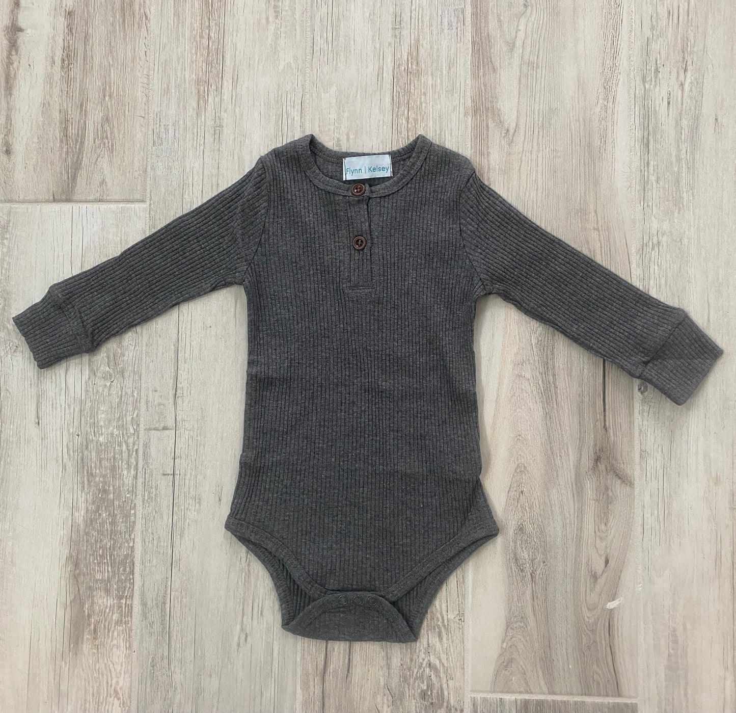 Long-sleeve Ribbed Bodysuits