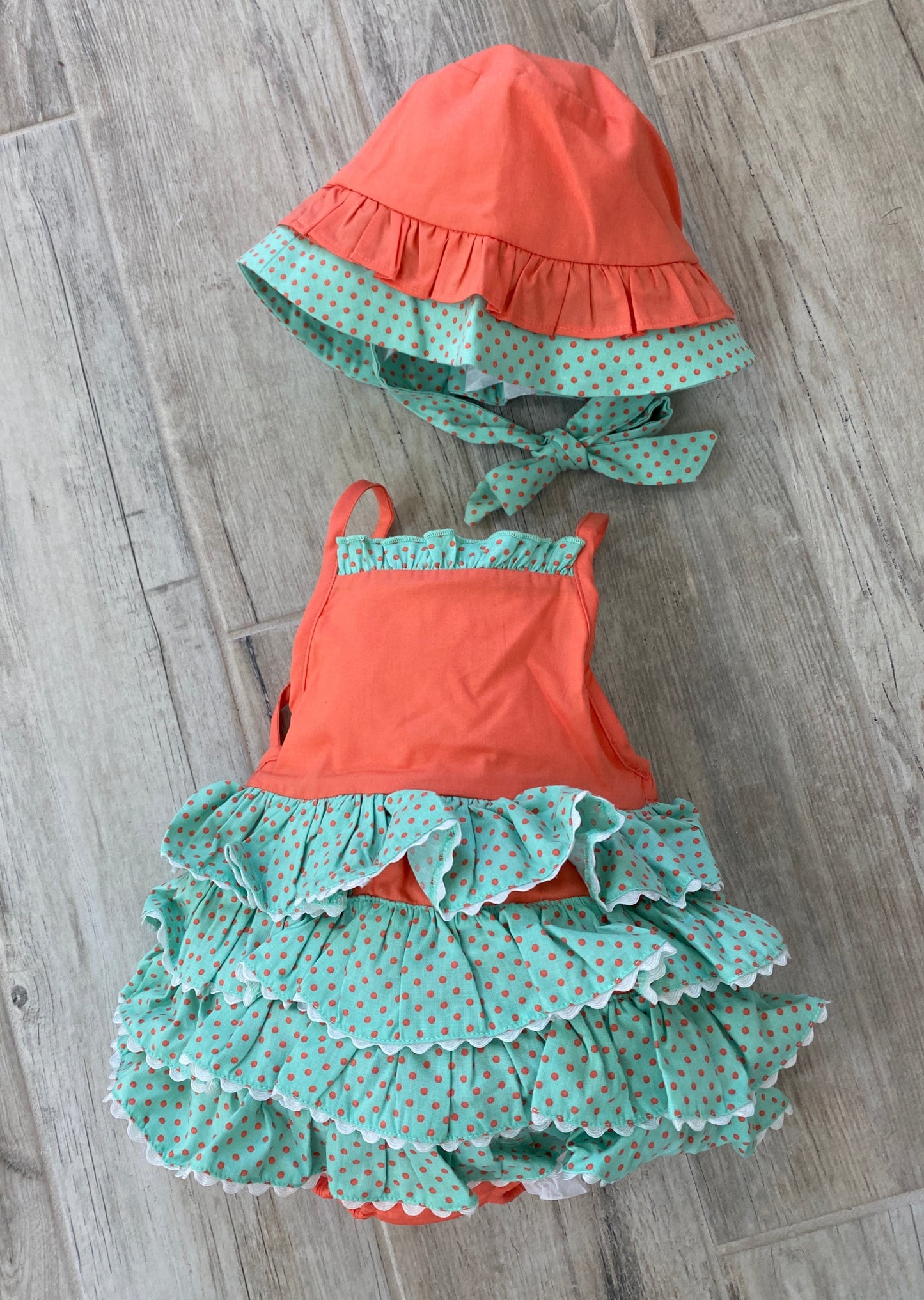 Coral & Mint Bucket Hat