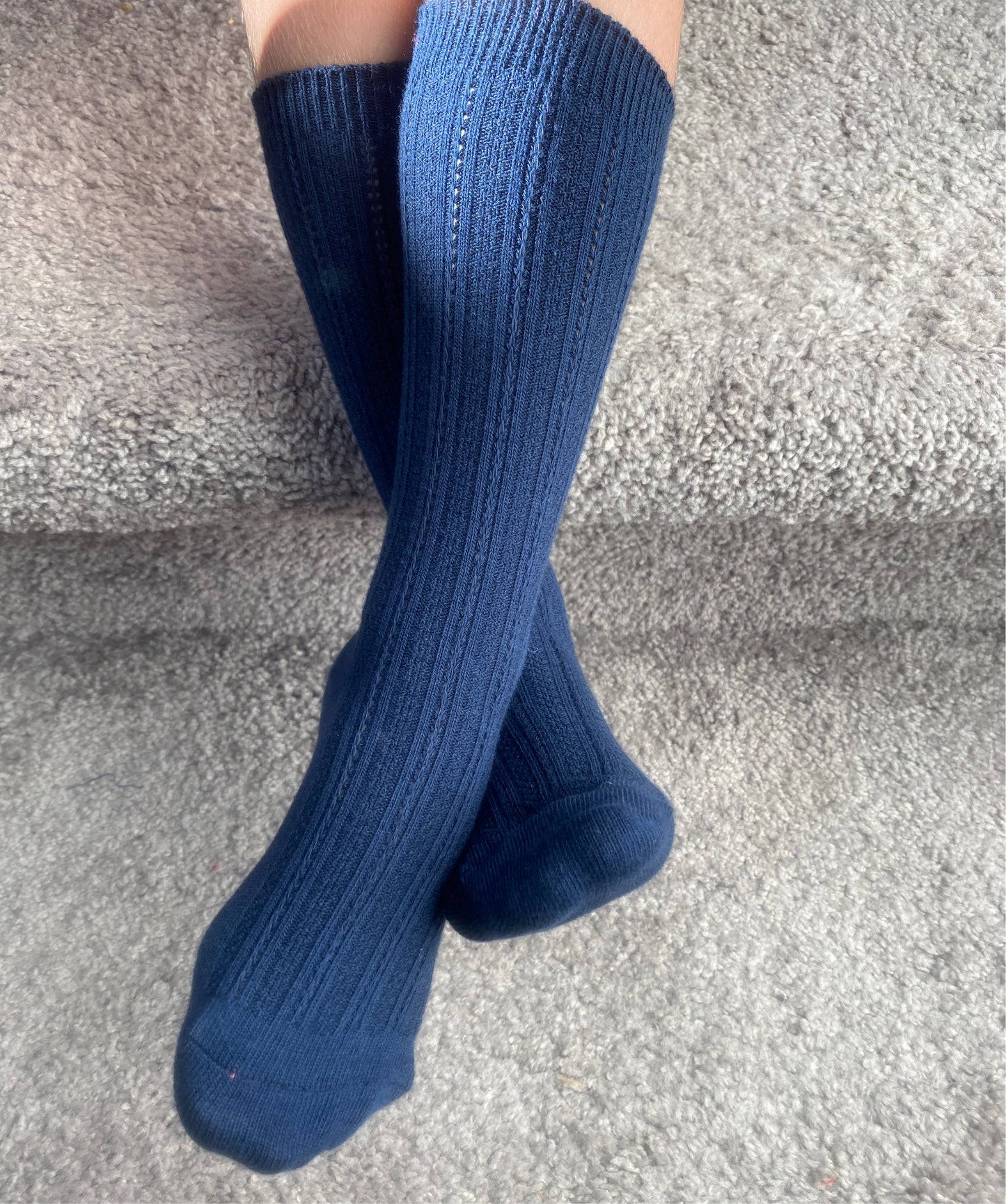 Knit Ribbed Socks