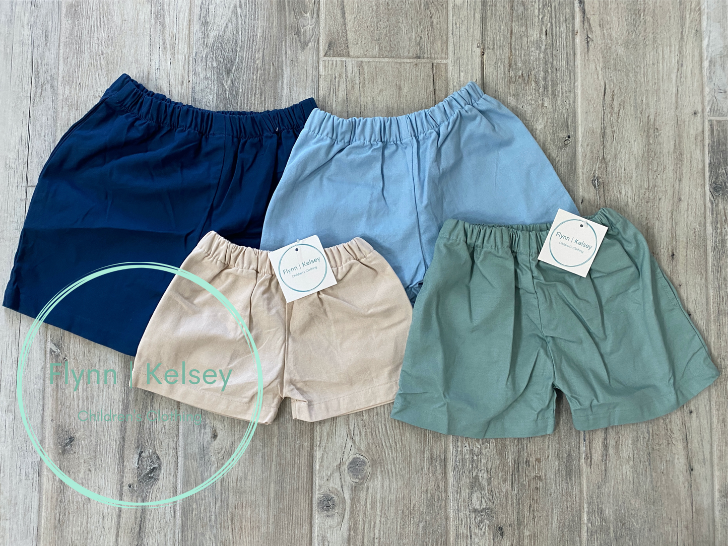 Khaki Pull On Shorts