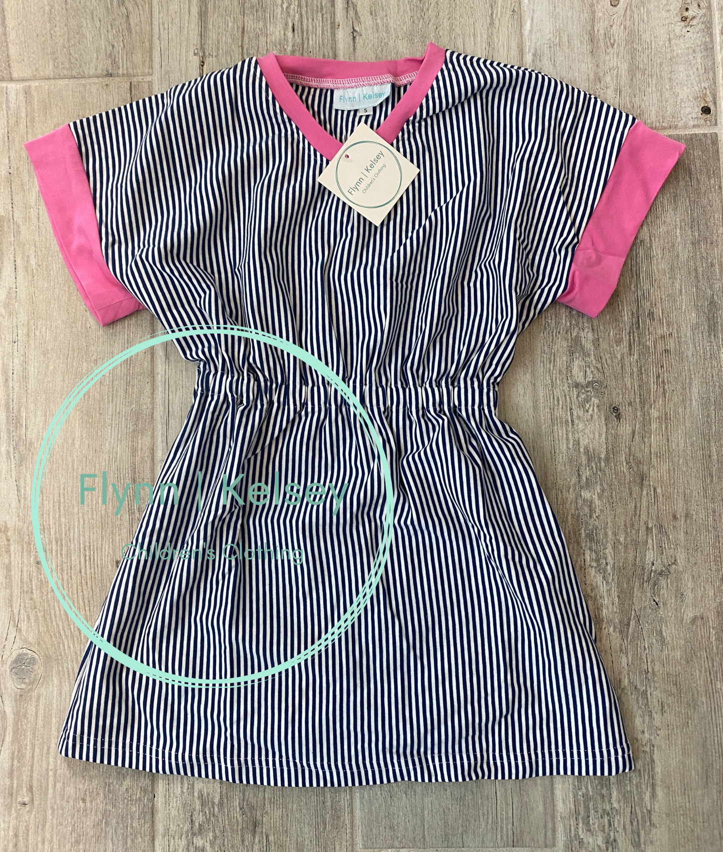 Navy Stripe Dress