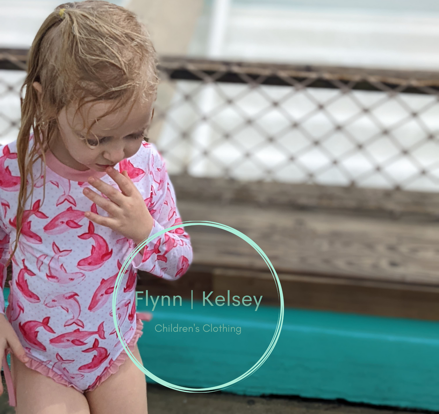 Pink Watercolor Whales Swimsuit