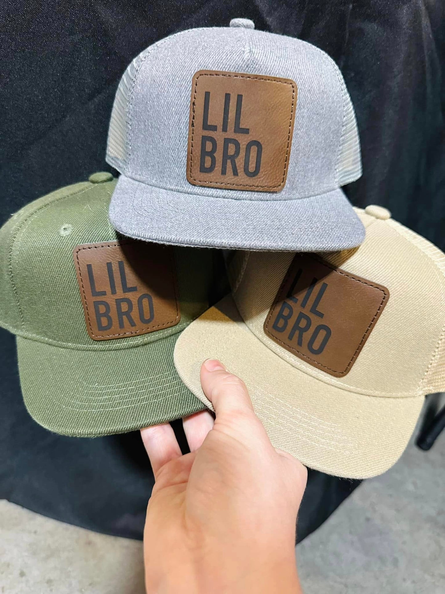 Leather Personalized Patch Snapback Hat TAT 3-4 Weeks