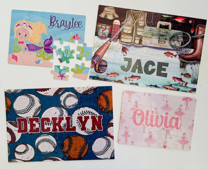 Personalized Kid Holiday Puzzles TAT 3 weeks