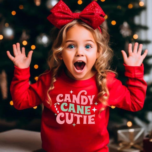 Candy Cane Cute Crewneck TAT 3 Weeks