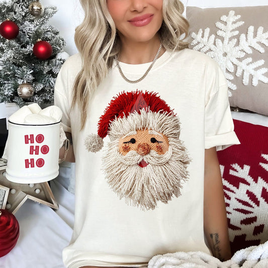 Faux Yarn Santa Tee TAT 3 weeks