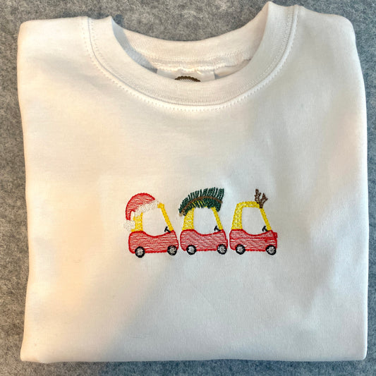 Christmas Coupe Embroidered Shirt