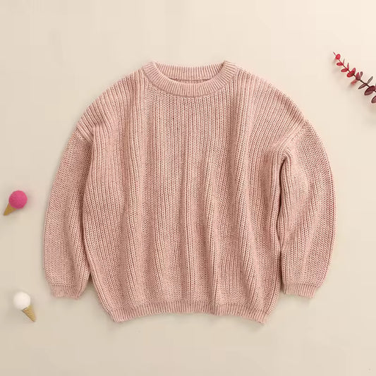 Custom Name Pink Sprinkle Name Knit Sweater