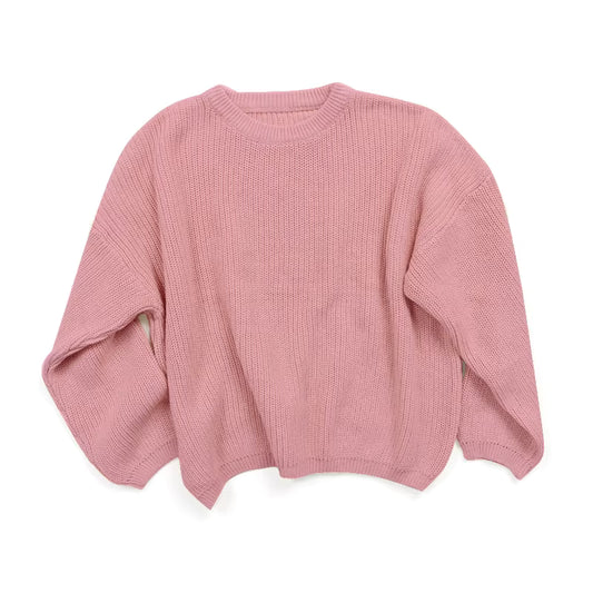 Custom Name Rose Knit Sweater