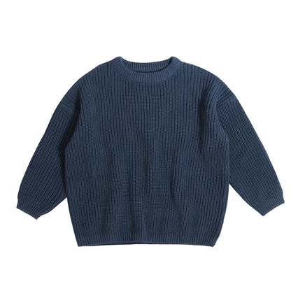 Custom Name  Navy Knit Sweaters