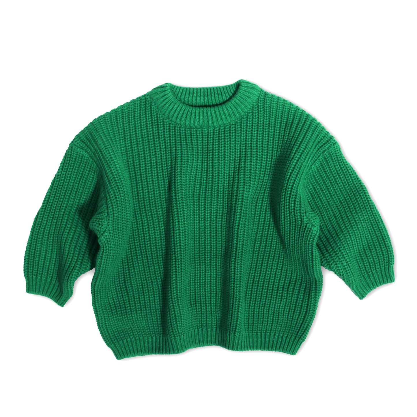 Custom Name Christmas Green Knit Sweater
