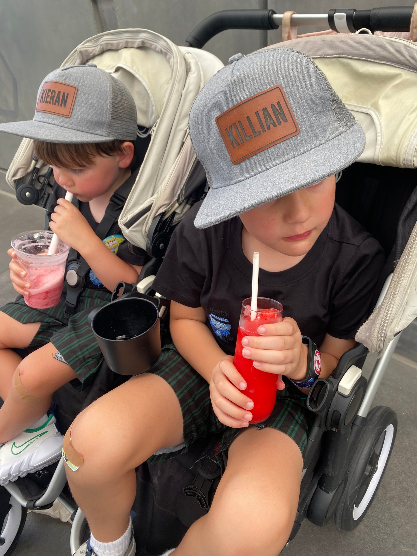 Leather Personalized Patch Snapback Hat TAT 3-4 Weeks