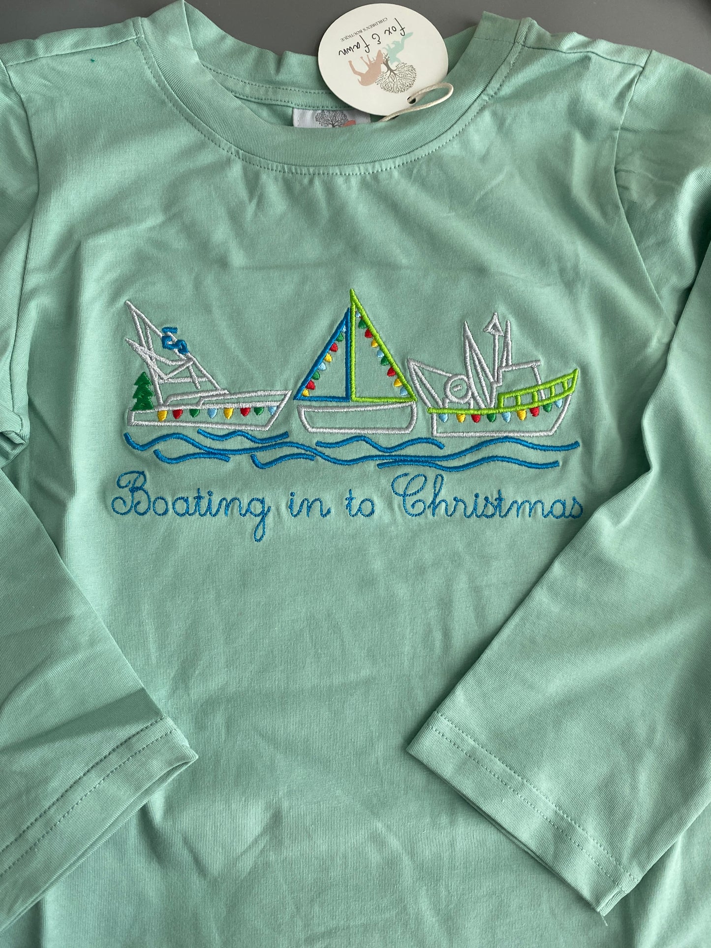 Boating In To Christmas Size 8