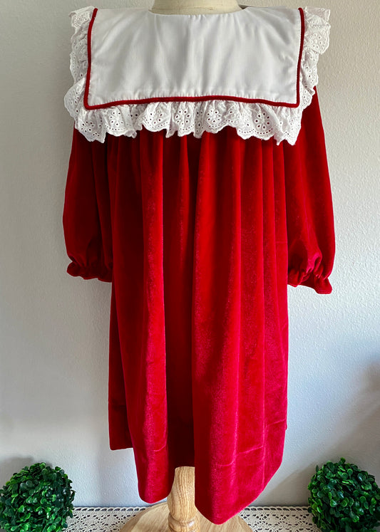 Heirloom Red Velvet Dress